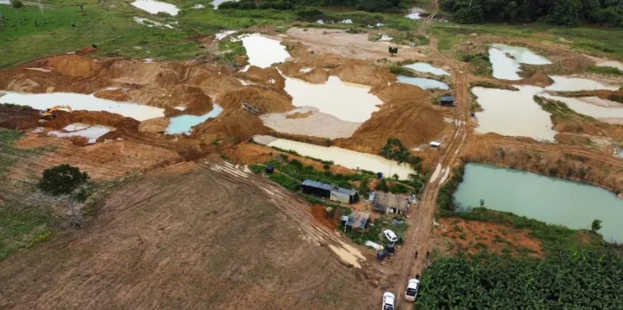 Batalh�o Ambiental da PM fecha garimpo irregular no interior de MT