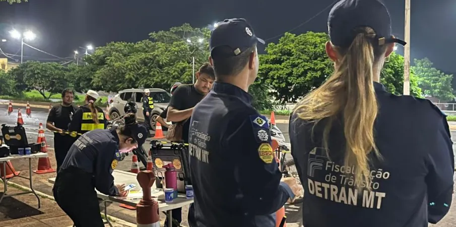 Lei Seca resulta em 9 pris�es e remo��o de 33 ve�culos em V�rzea Grande