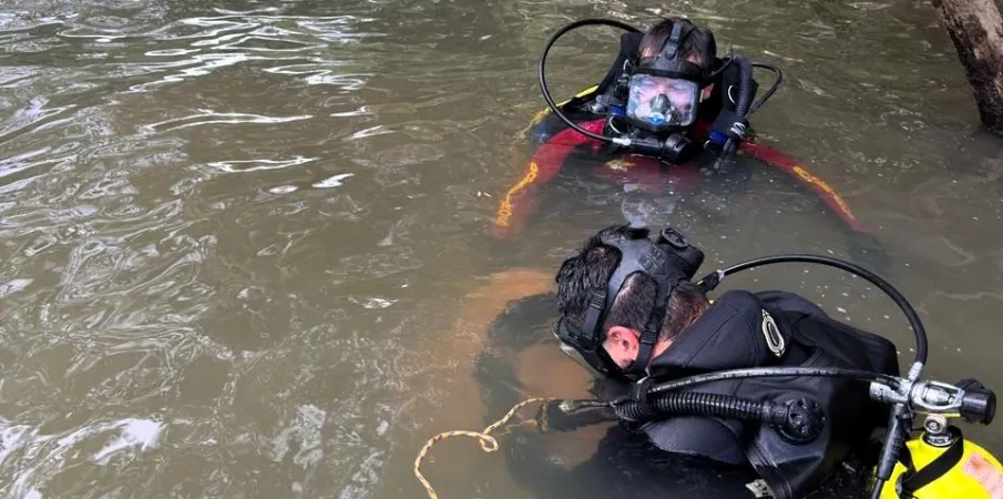 Corpo de Bombeiros localiza corpo de jovem que se afogou no Rio Cedro