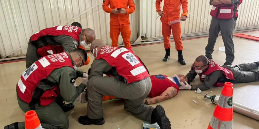 Ciopaer forma 40 operadores em curso de atendimento pr�-hospitalar e refor�a resgates aerom�dicos em MT