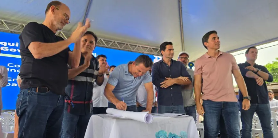 Governo de MT leva R$ 92,7 milh�es em asfalto, pontes e escolas ind�genas para Rondol�ndia