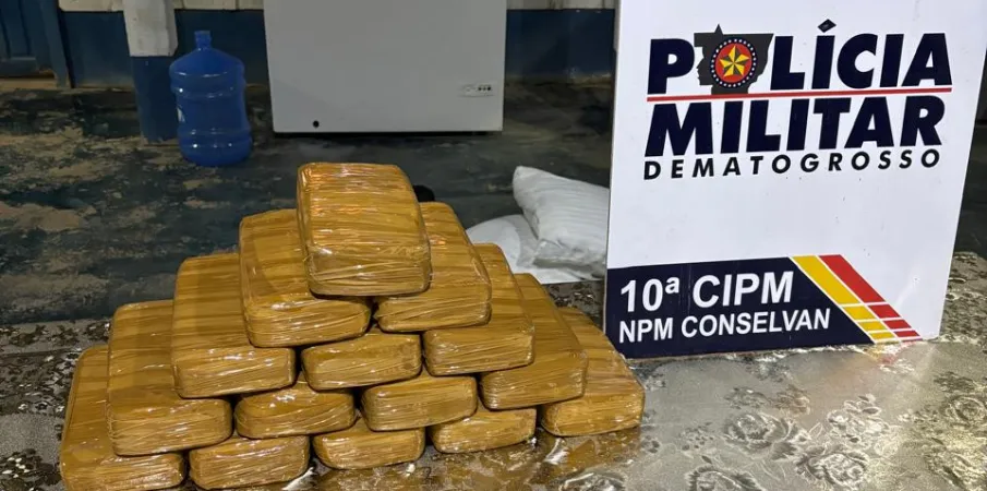 Pol�cia Militar prende homem com 15 tabletes de pasta base de coca�na em Aripuan�