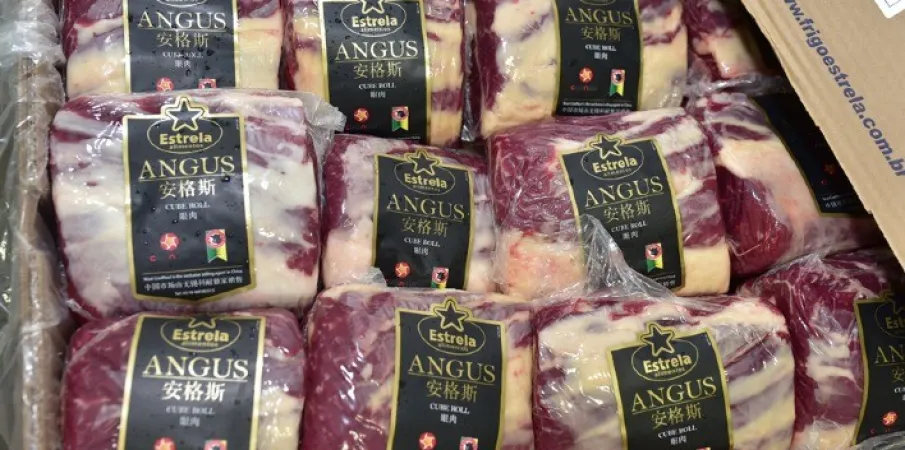 Exporta��es de carne bovina do Brasil batem recorde hist�rico para mar�o