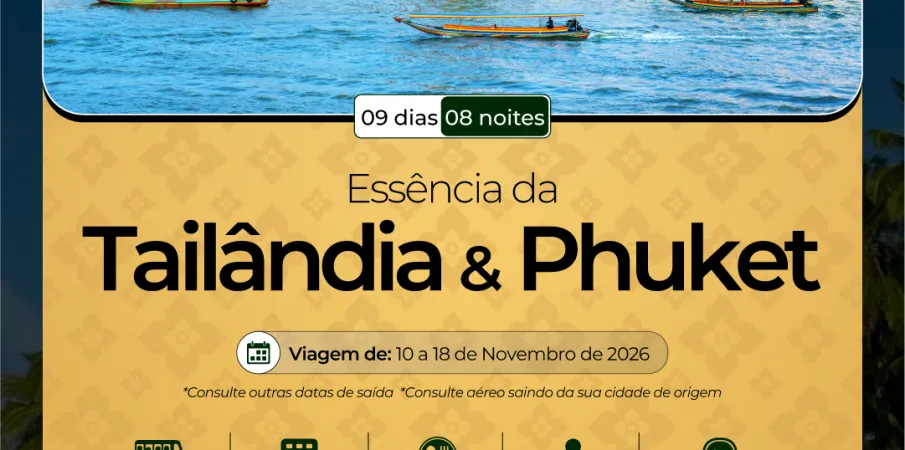 Pacote de viagem para Tail�ndia e Phuket