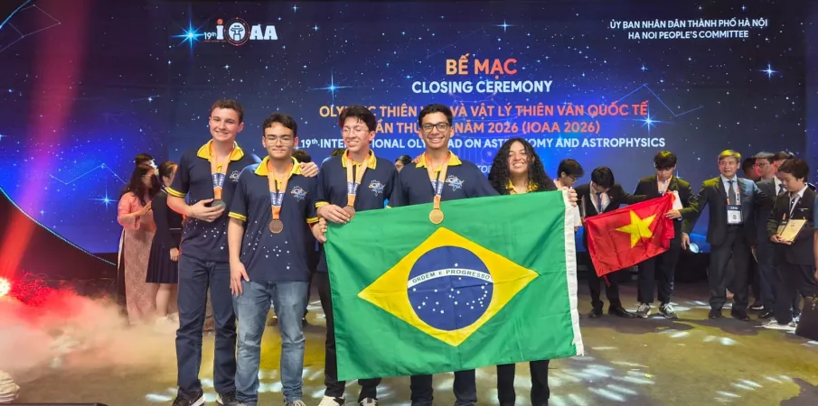 Brasil faz hist�ria na Olimp�ada Internacional de Astronomia e Astrof�sica