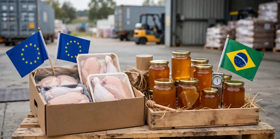 Uni�o Europeia deve liberar exporta��o de frango e mel do Brasil em outubro