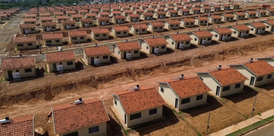 Casas do Residencial Carvalho em Barra do Gar�as: entrega pode ocorrer at� dezembro, diz Caixa