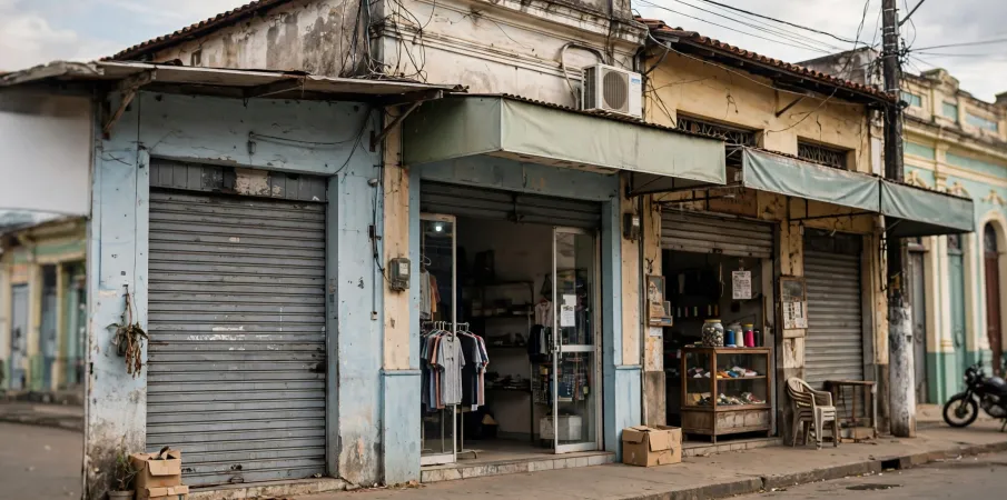 Lojinhas do Centro de Cuiab� apertam por causa das compras que fazem pelo celular e das lojas que foram para os bairros