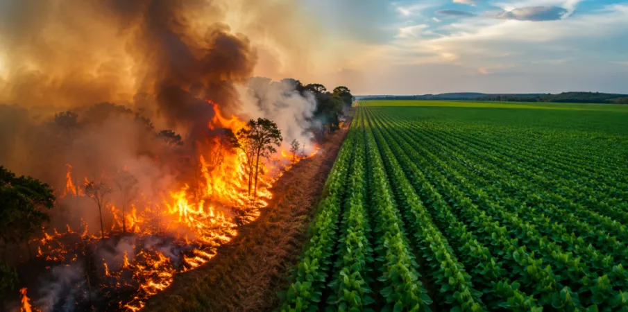 Produtores de soja ajudam a proteger as florestas dos inc�ndios