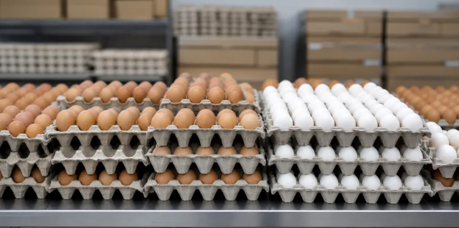 Empresa dos EUA recolhe 1,59 milh�o de d�zias de ovos por risco de Salmonella