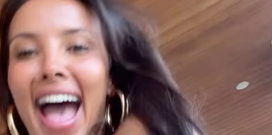 Maya Jama esquenta o ver�o com biqu�ni min�sculo e dan�a em Ibiza ap�s viagem de jato particular