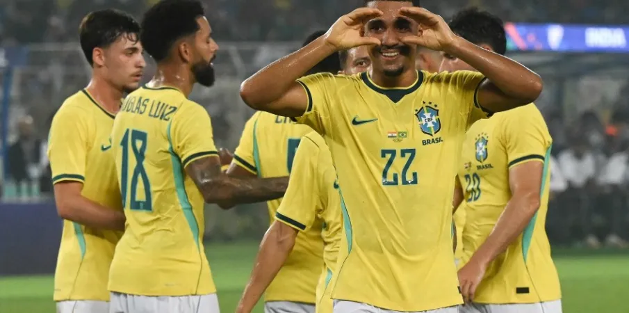 Brasil vence a �ndia por 4 a 0 em amistoso