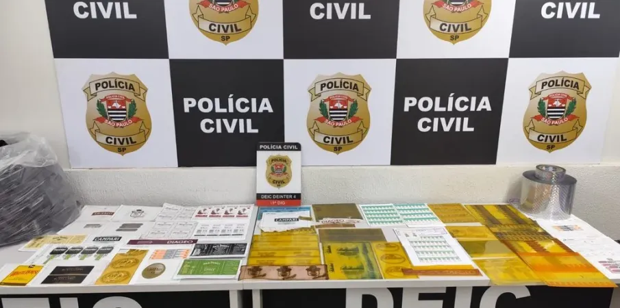 Opera��o em Bauru apreende materiais usados para falsificar bebidas alco�licas